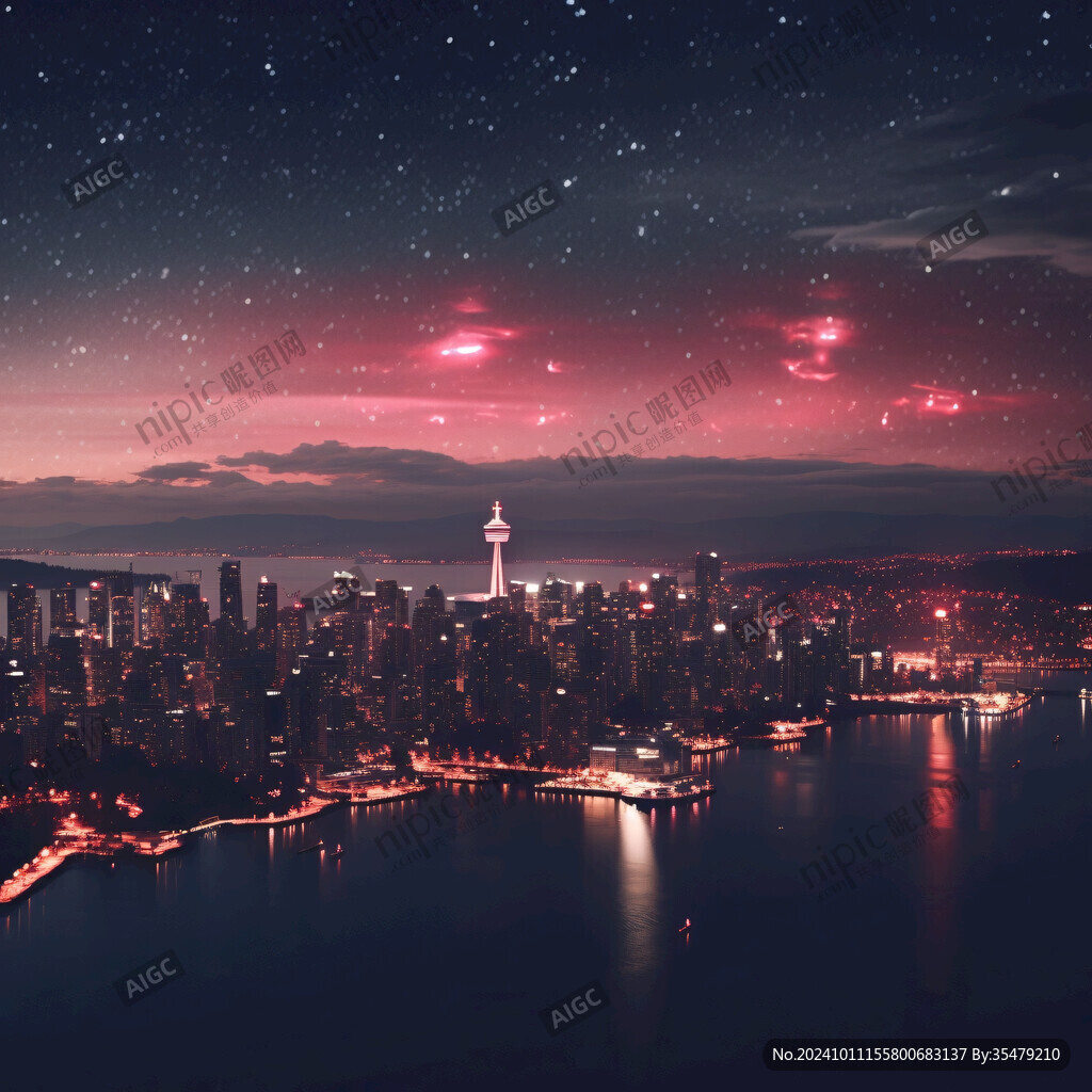 维多利亚湾元旦背景
