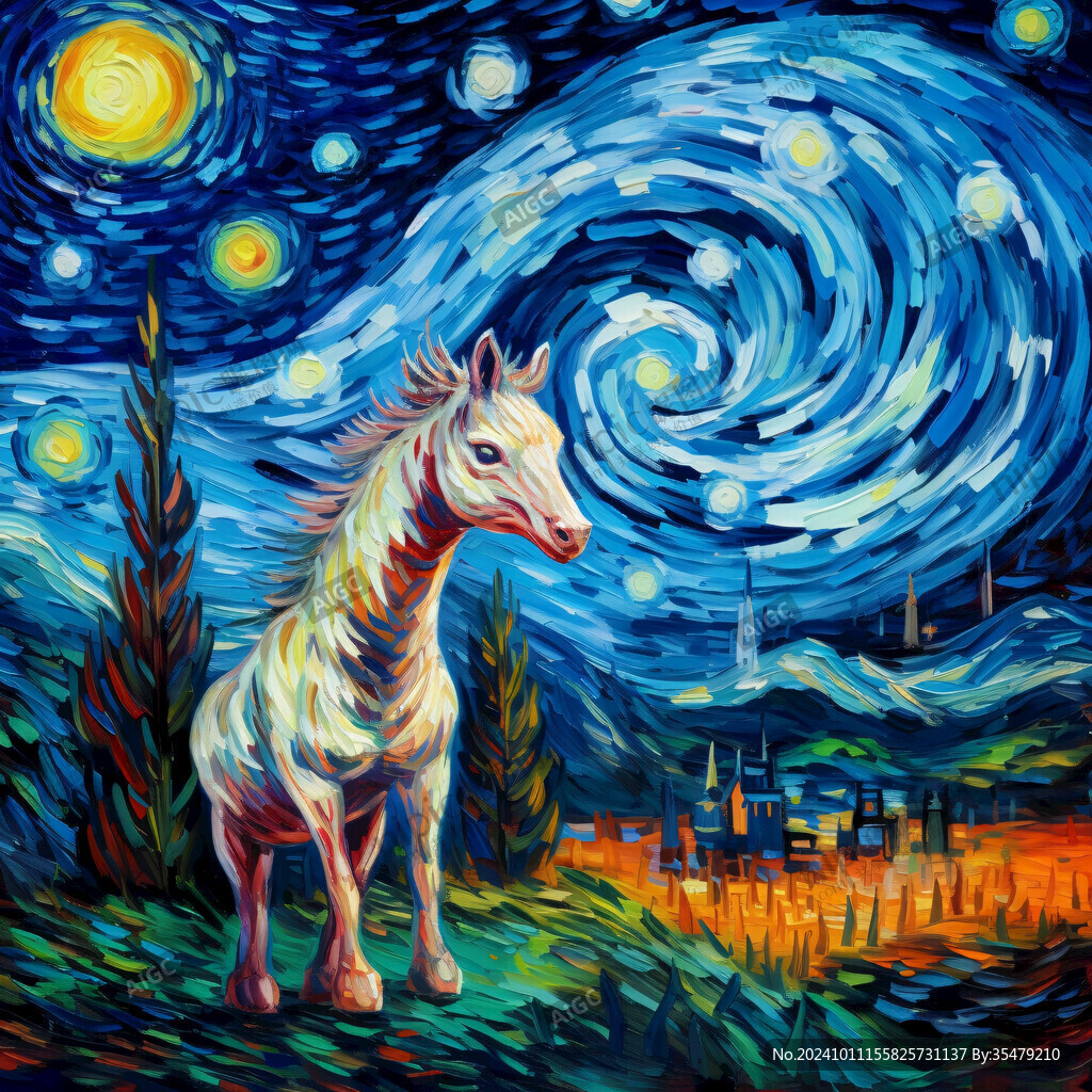 梦幻夜晚立体画