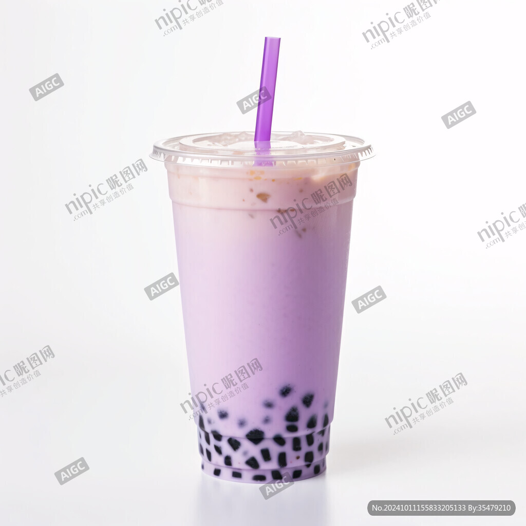 紫糯奶茶
