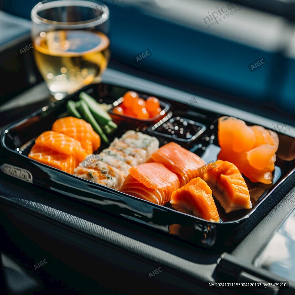 飞机旅行餐