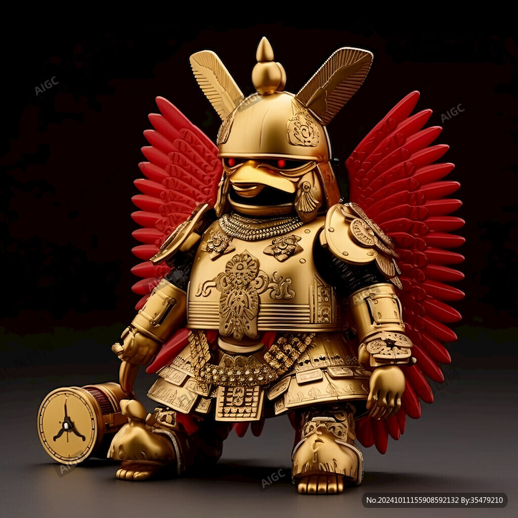 披甲武士彩泥