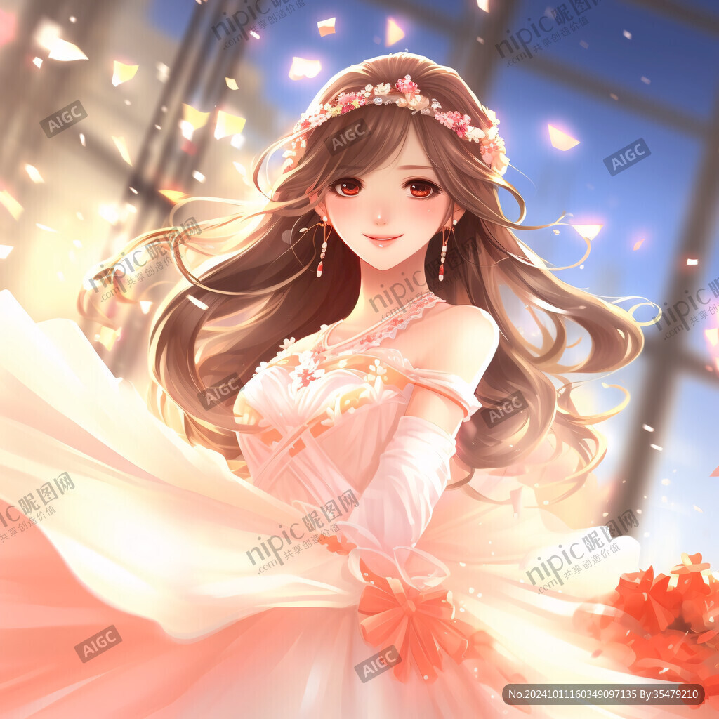 甜美公主插画