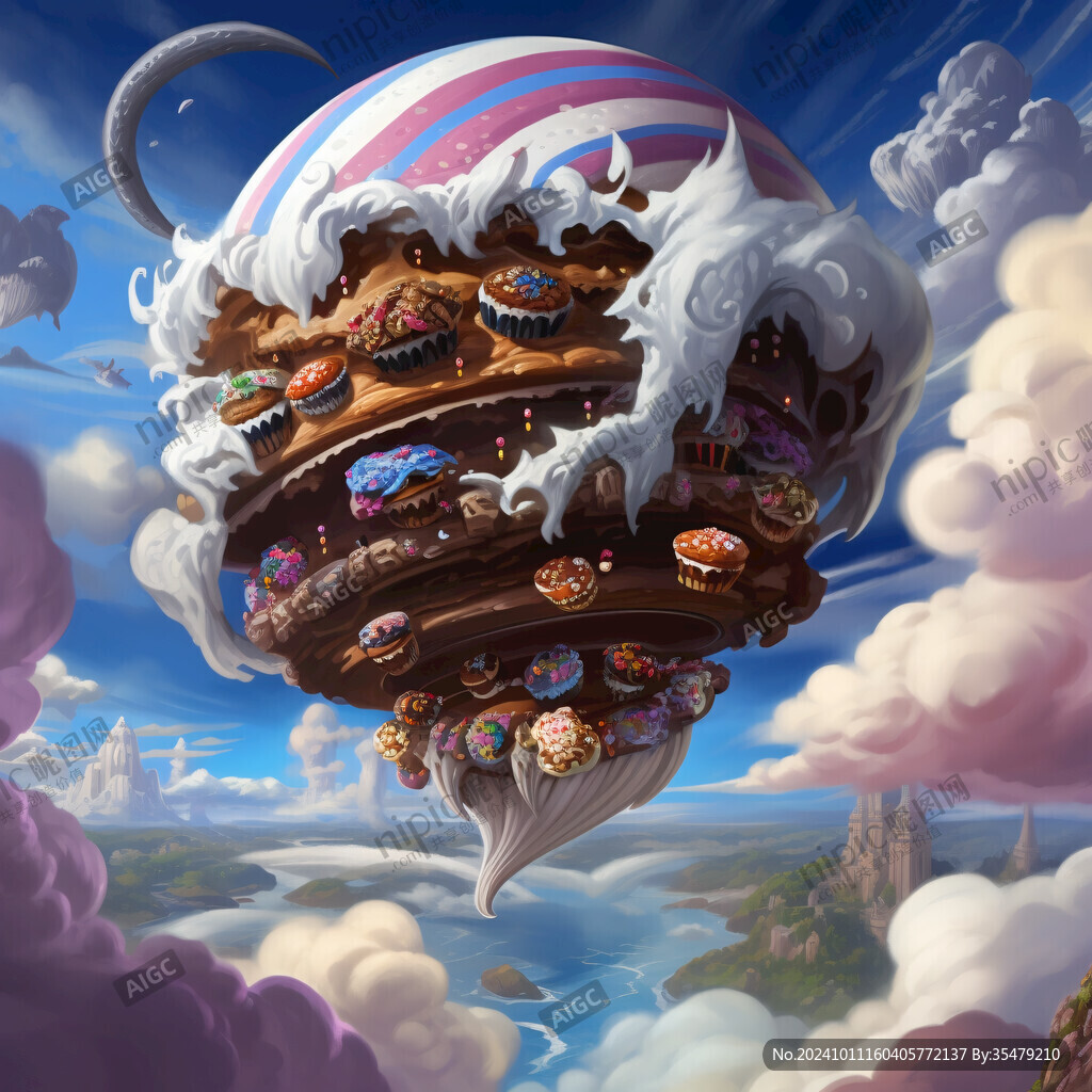 梦想象世界梦幻插画