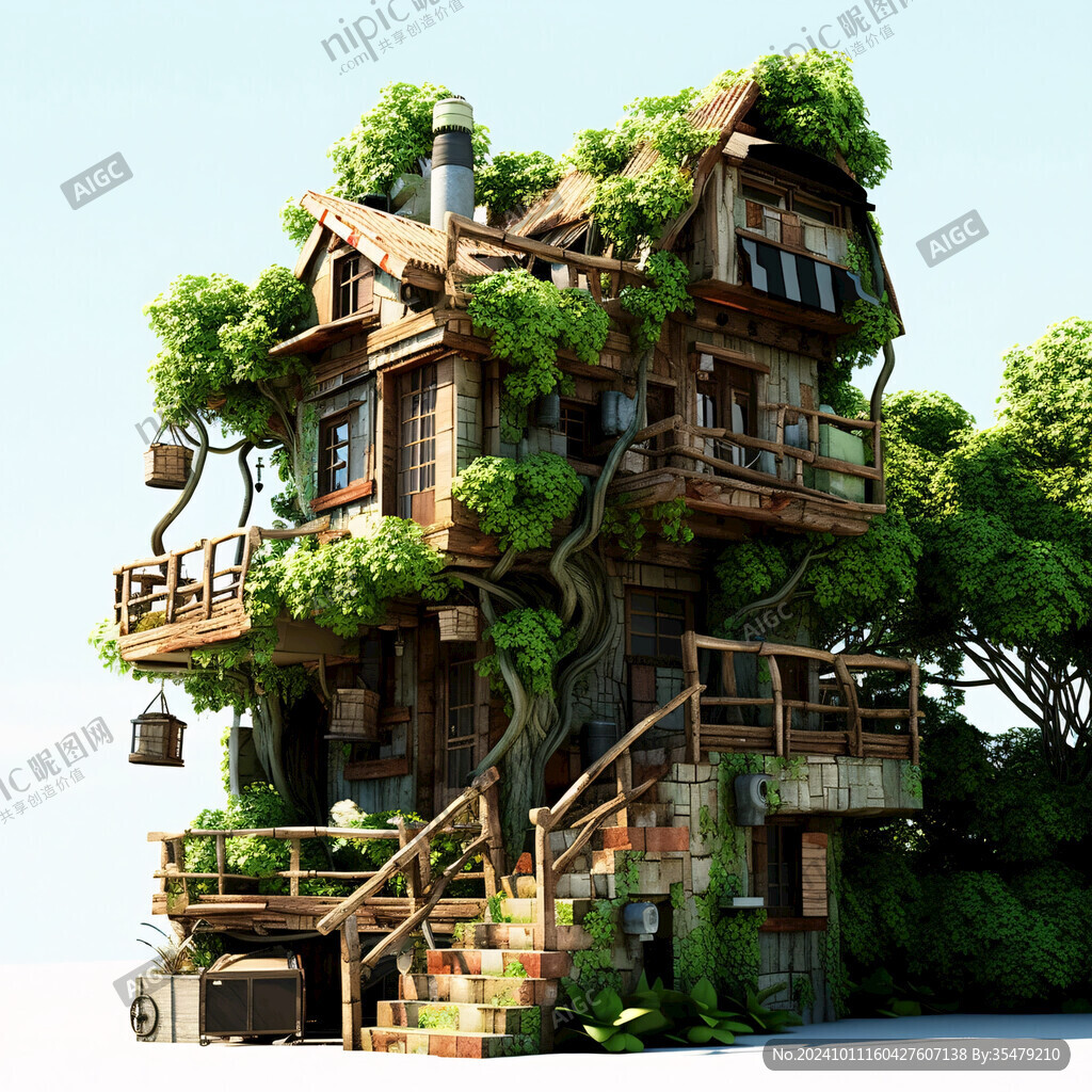 树屋效果图