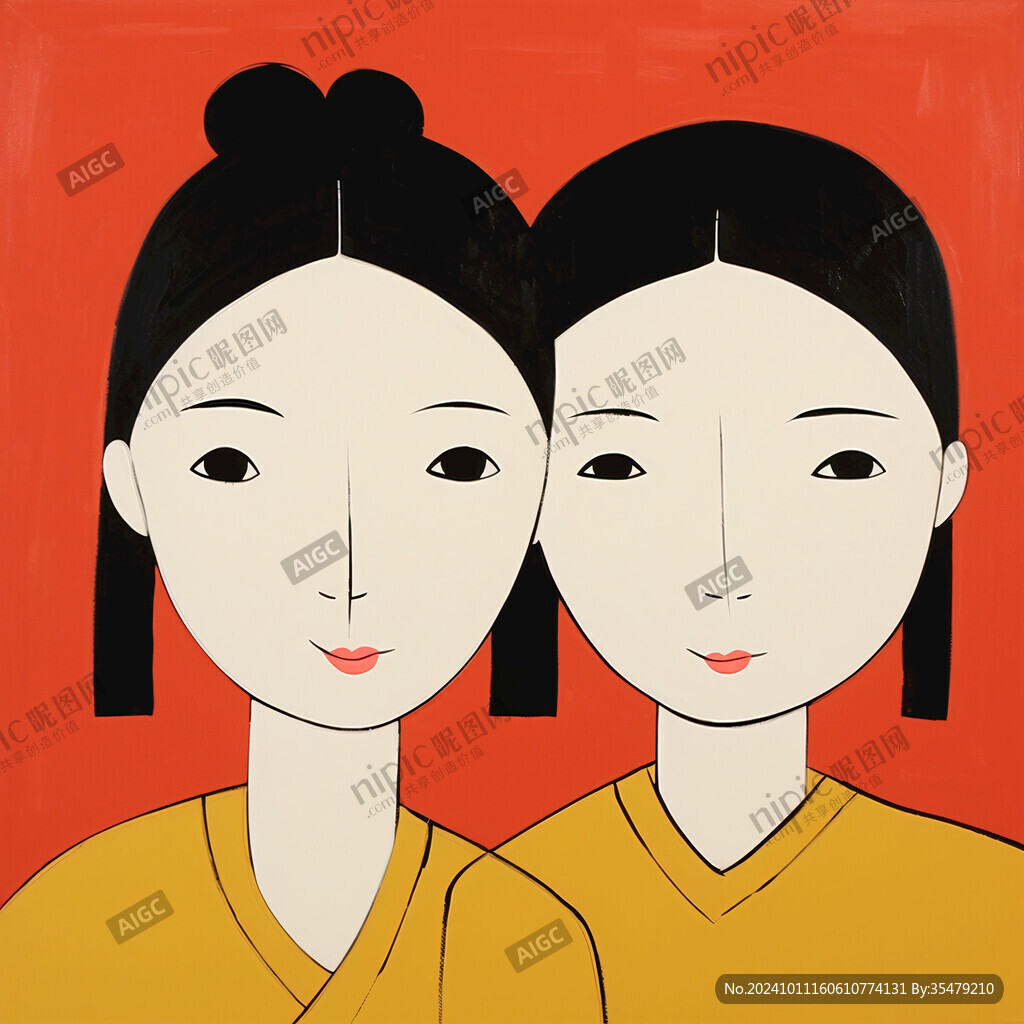 姐妹人物头像