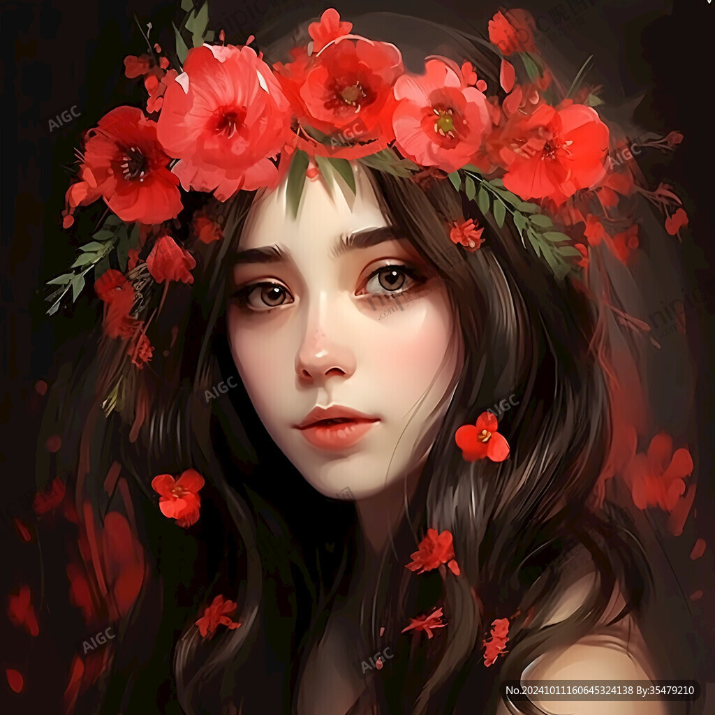 写实人物插画