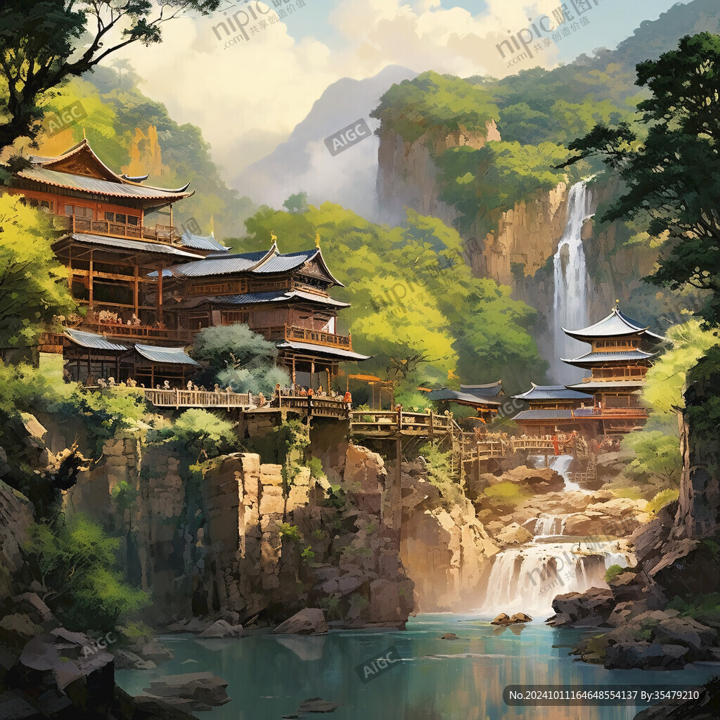 古风人物大场景
