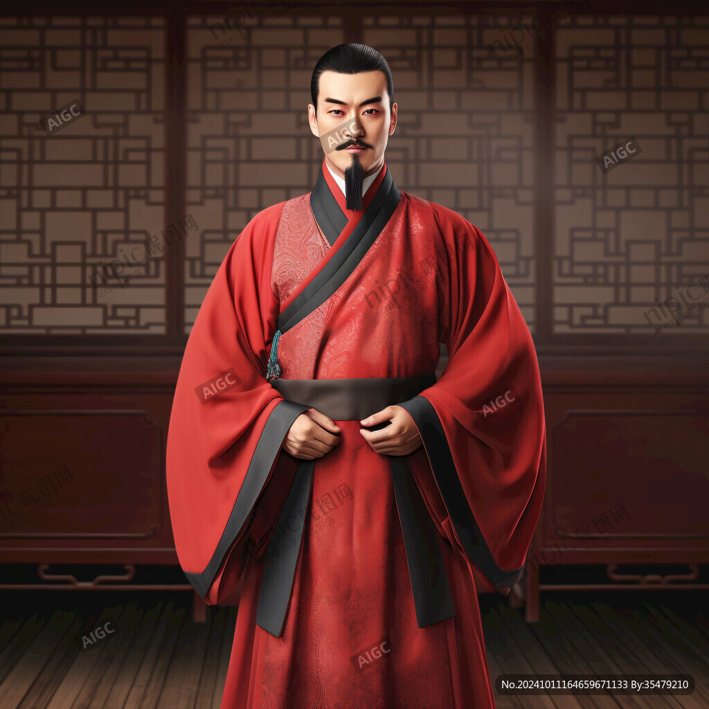 古装人物蜡像