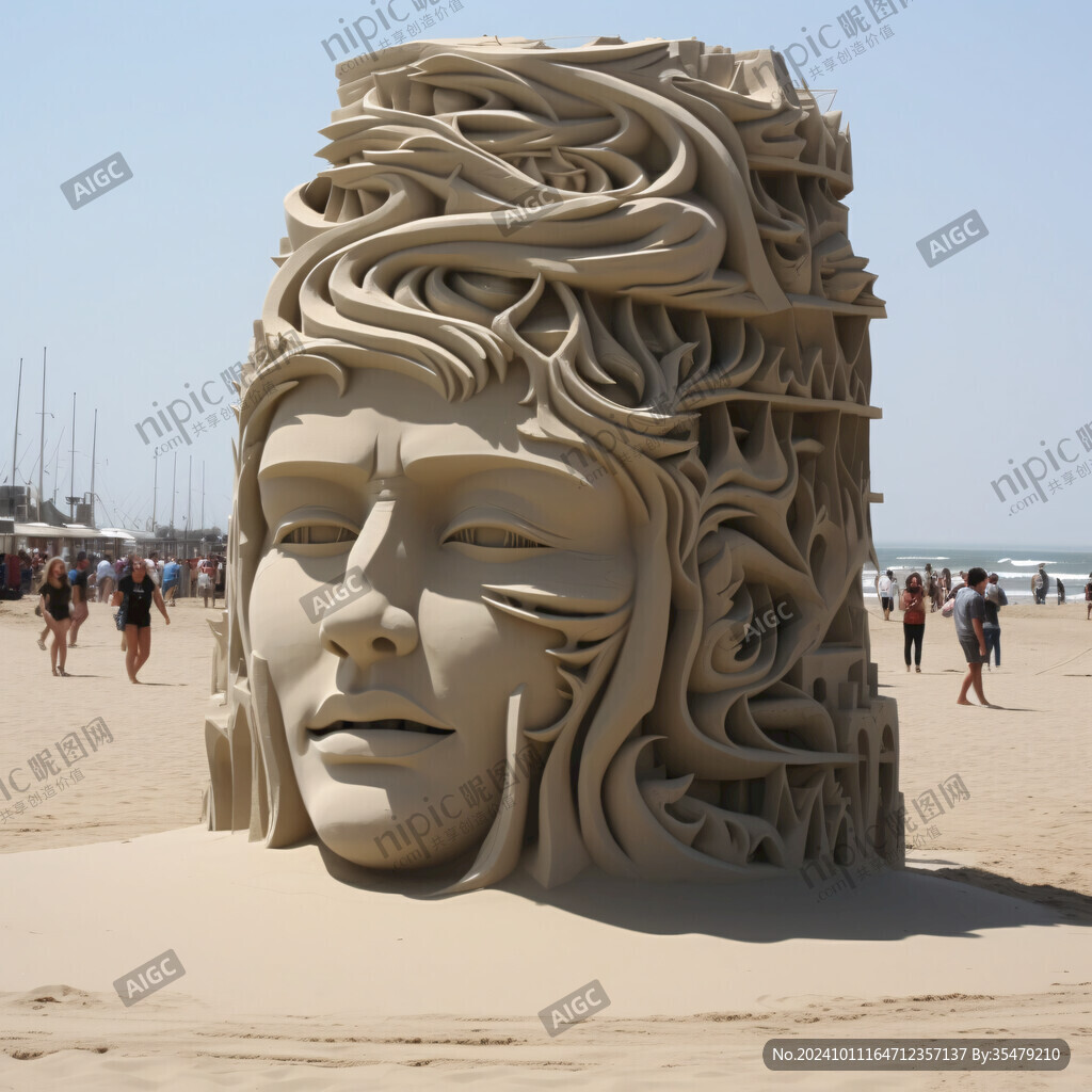 沙雕艺术品