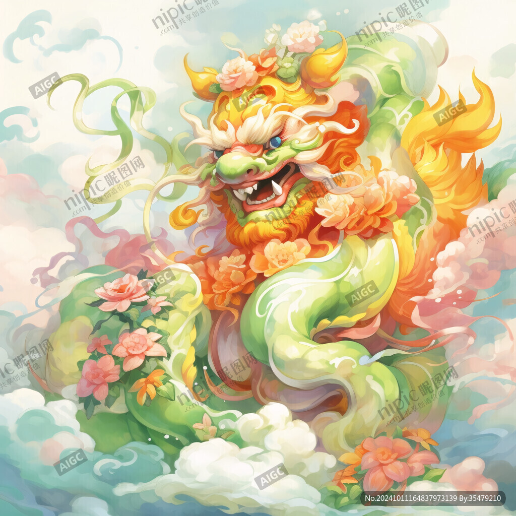 龙年国潮插
