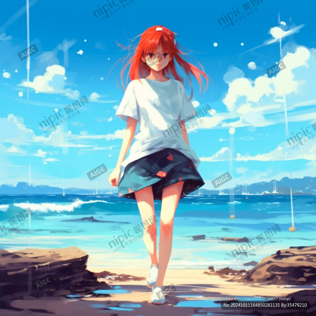 动漫海边