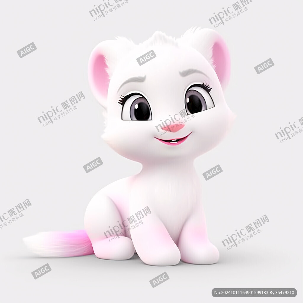 卡通小白鼠吉祥物