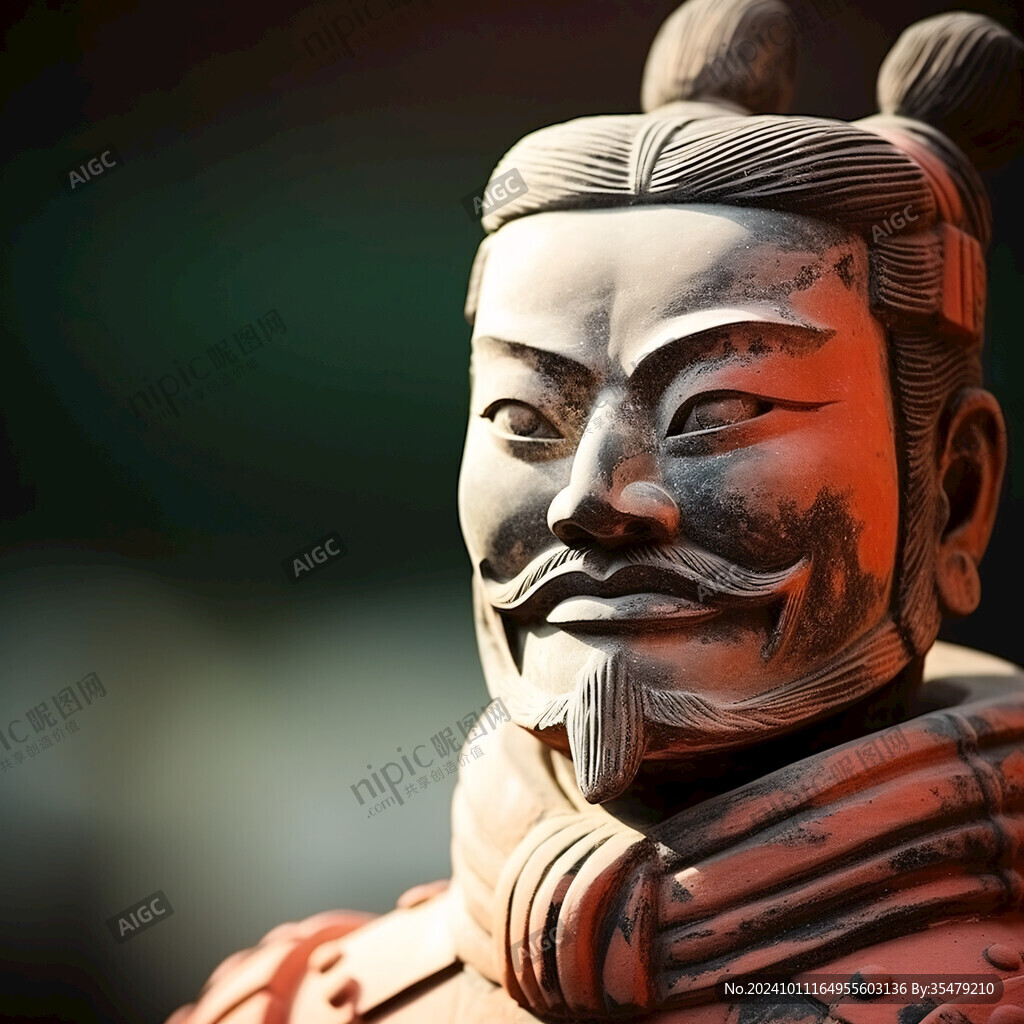 武士俑头像