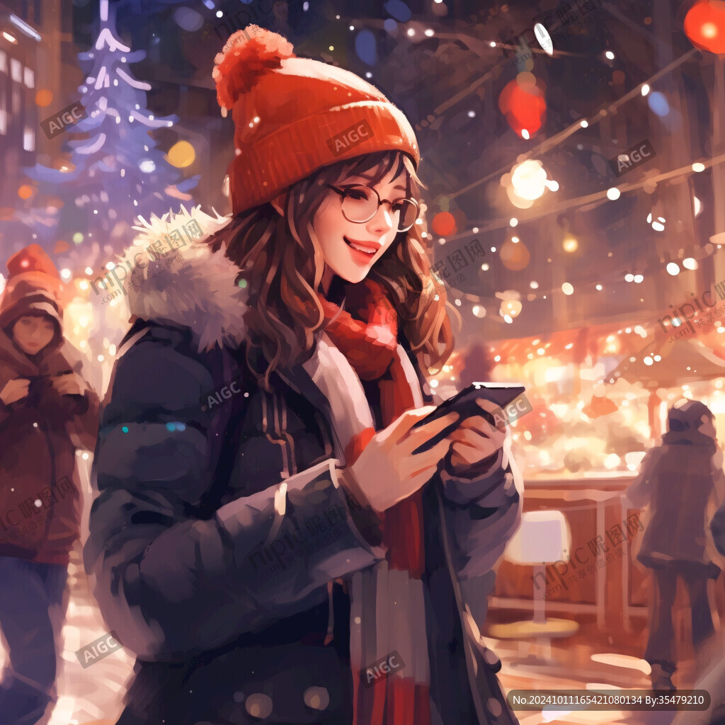 板绘少女