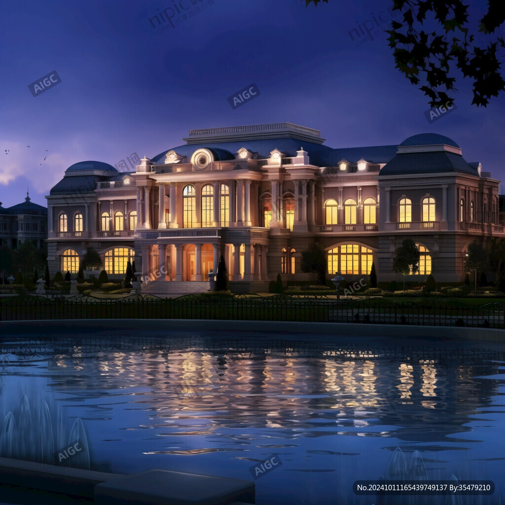 高档会所夜景