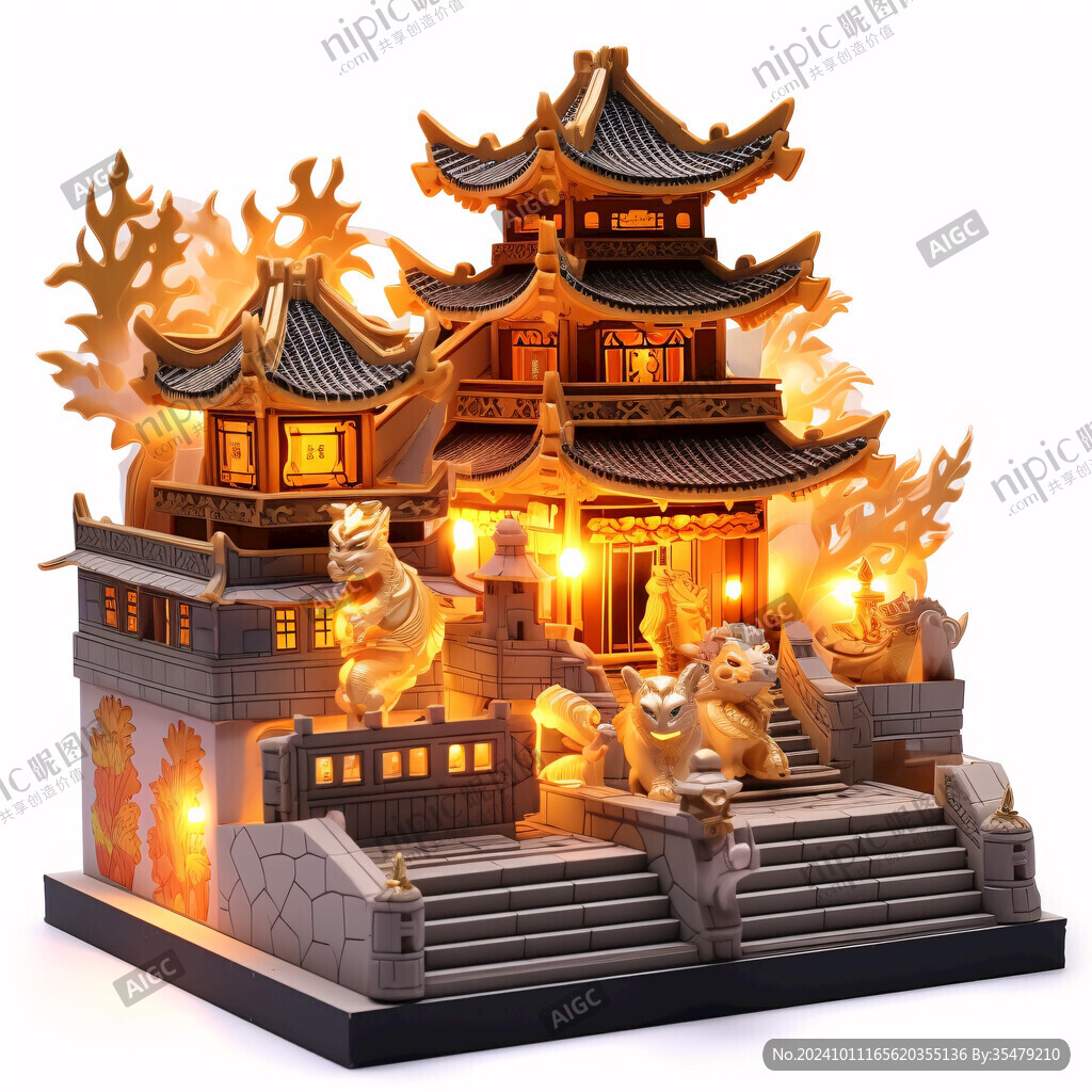 八仙阁素材