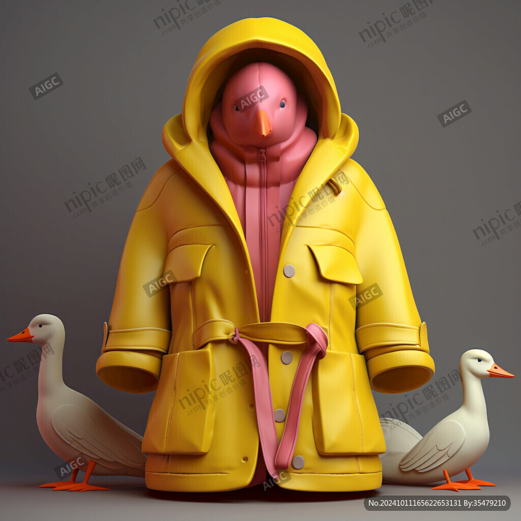 羽绒服插画
