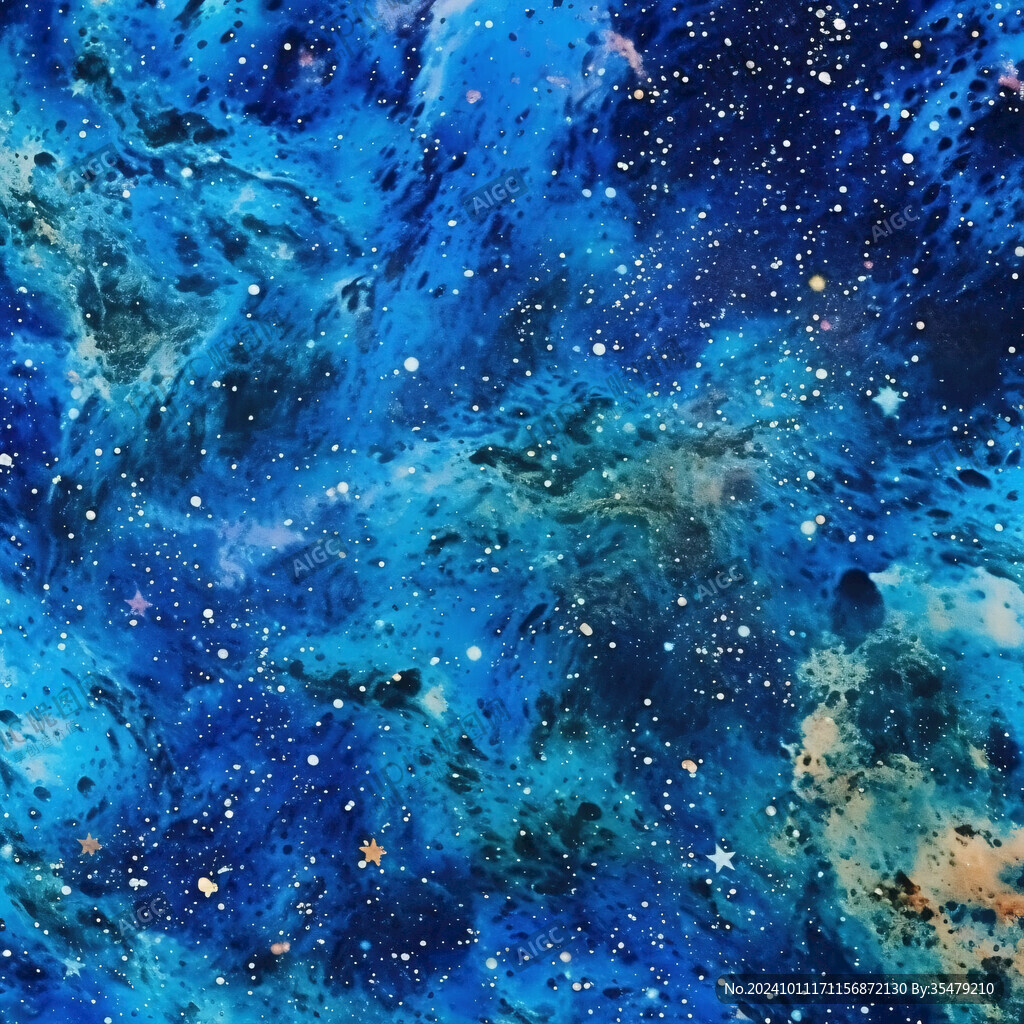 水彩广告背景星空背景