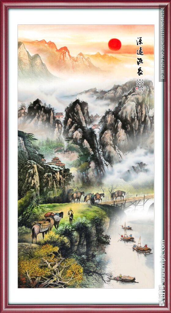 客厅山水画