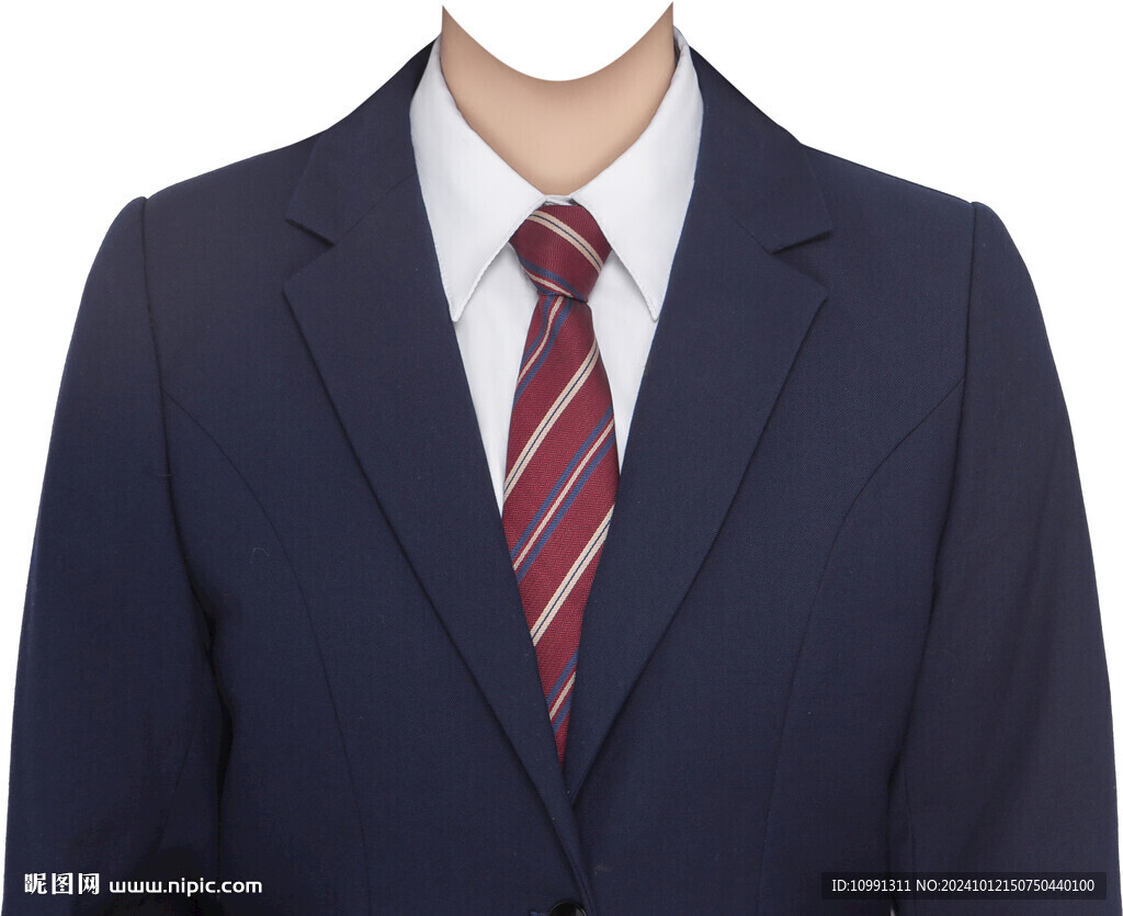 女西装正装证件照衣服素材