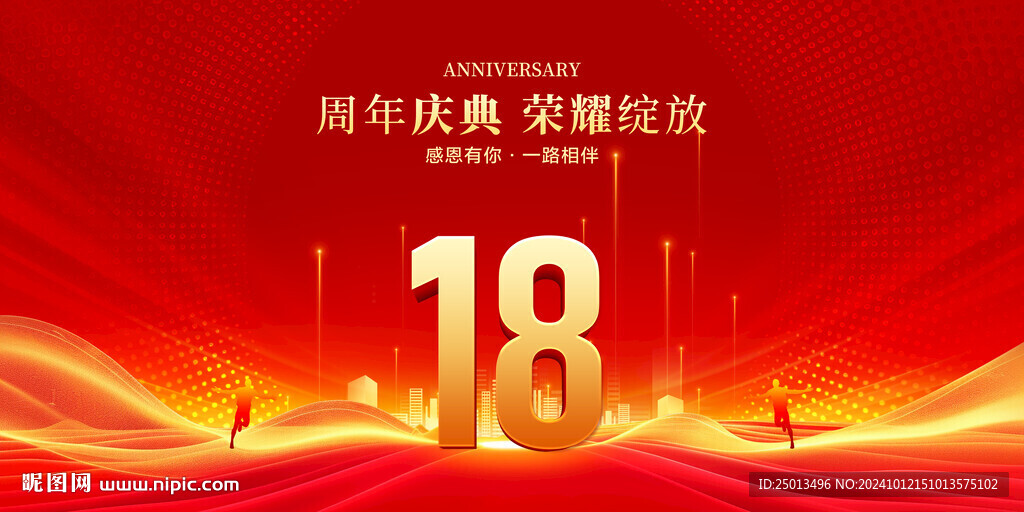 18周年