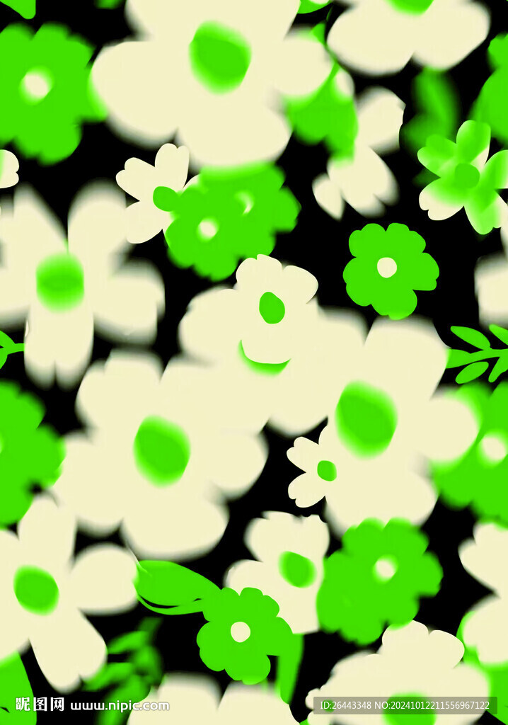 扎染花