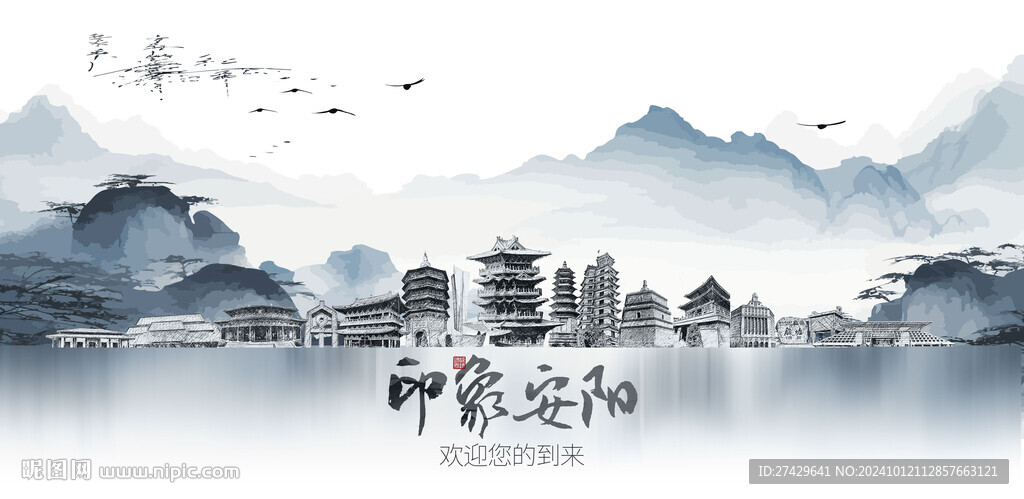 安阳城市旅游展板