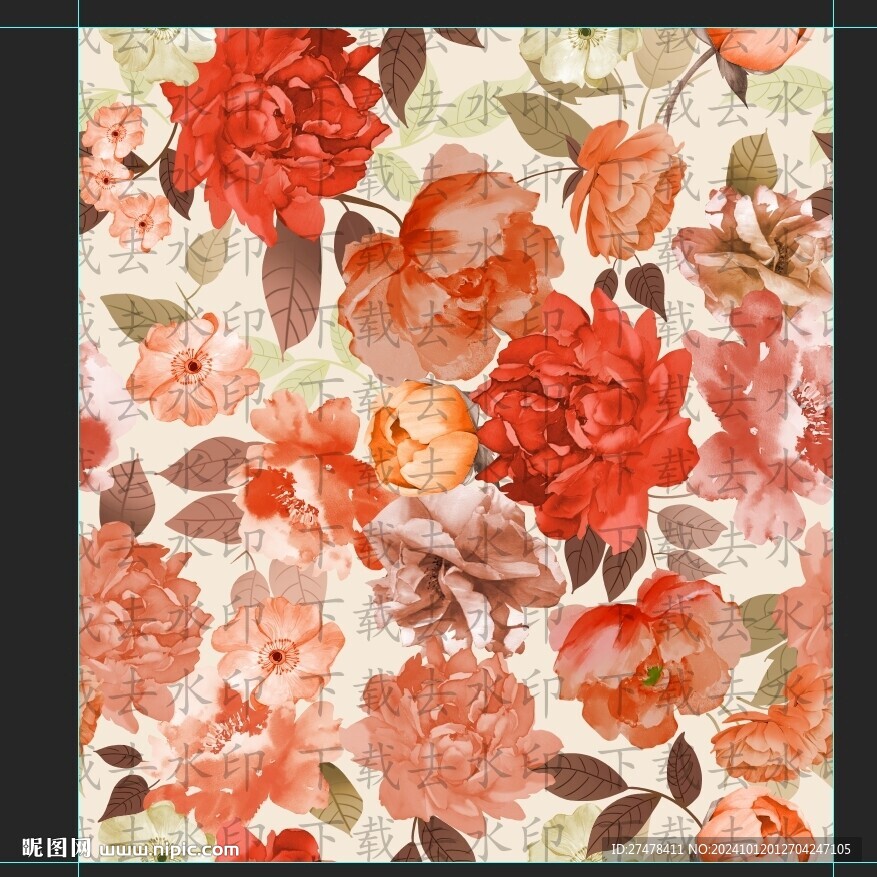手绘花