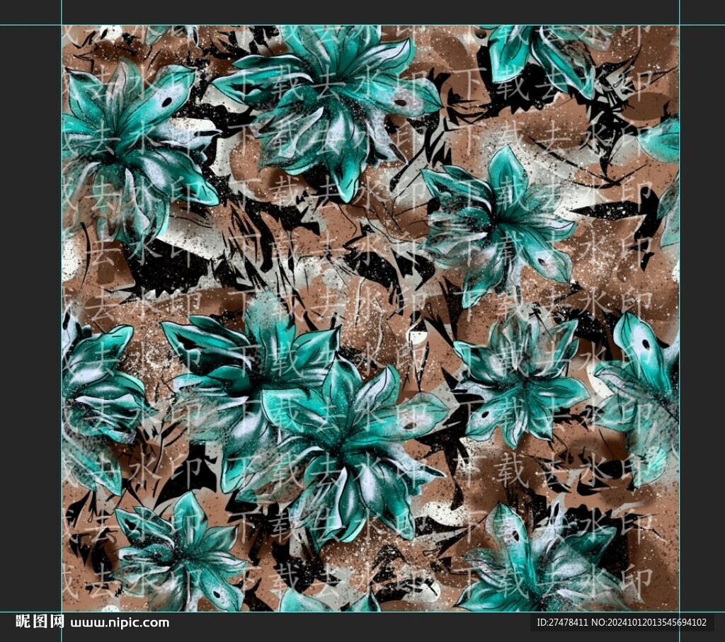 手绘花