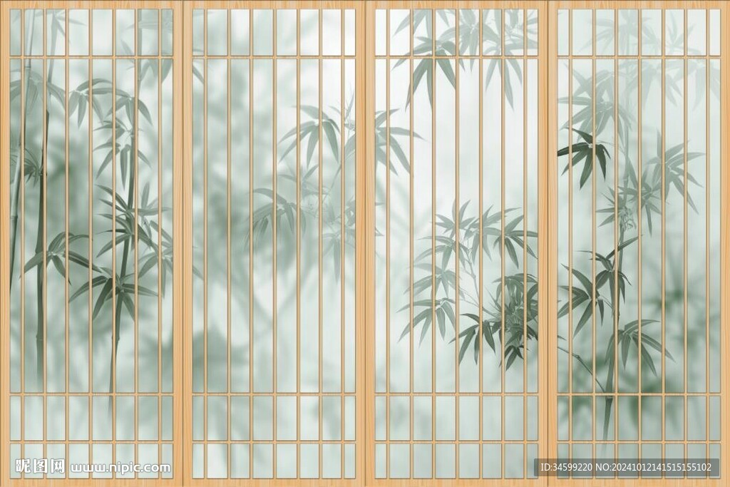 杜邦纸竹林背景墙