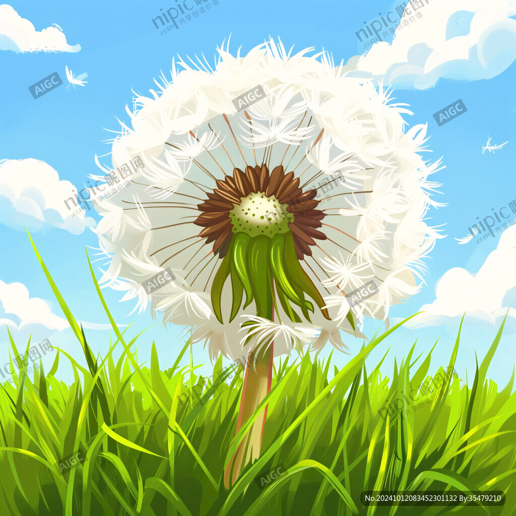 蓝天白云白菊花