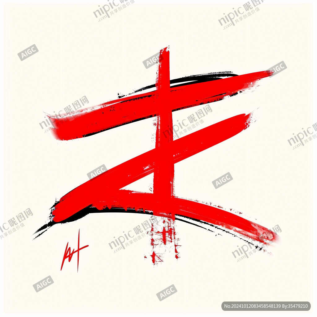 不字书法字