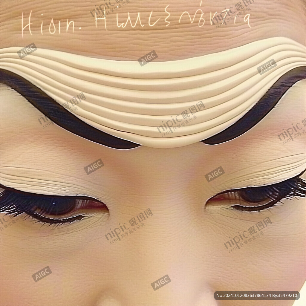 手绘面膜女孩封面