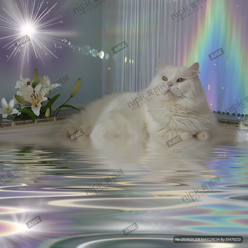 金吉拉猫插画