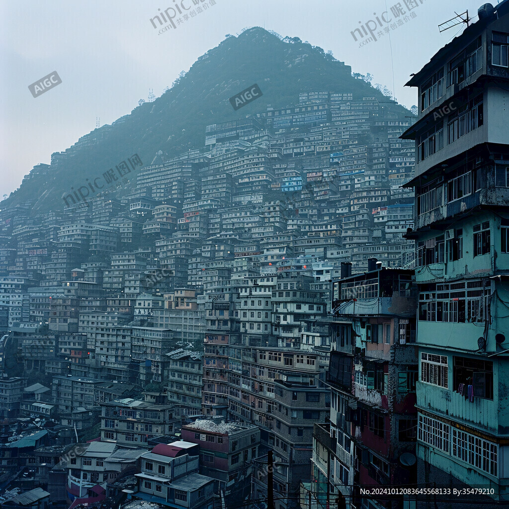 山区密集住宅