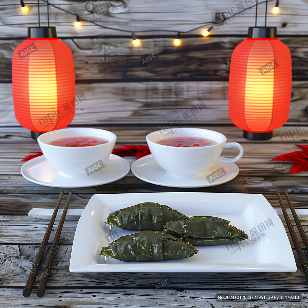 粽子场景图