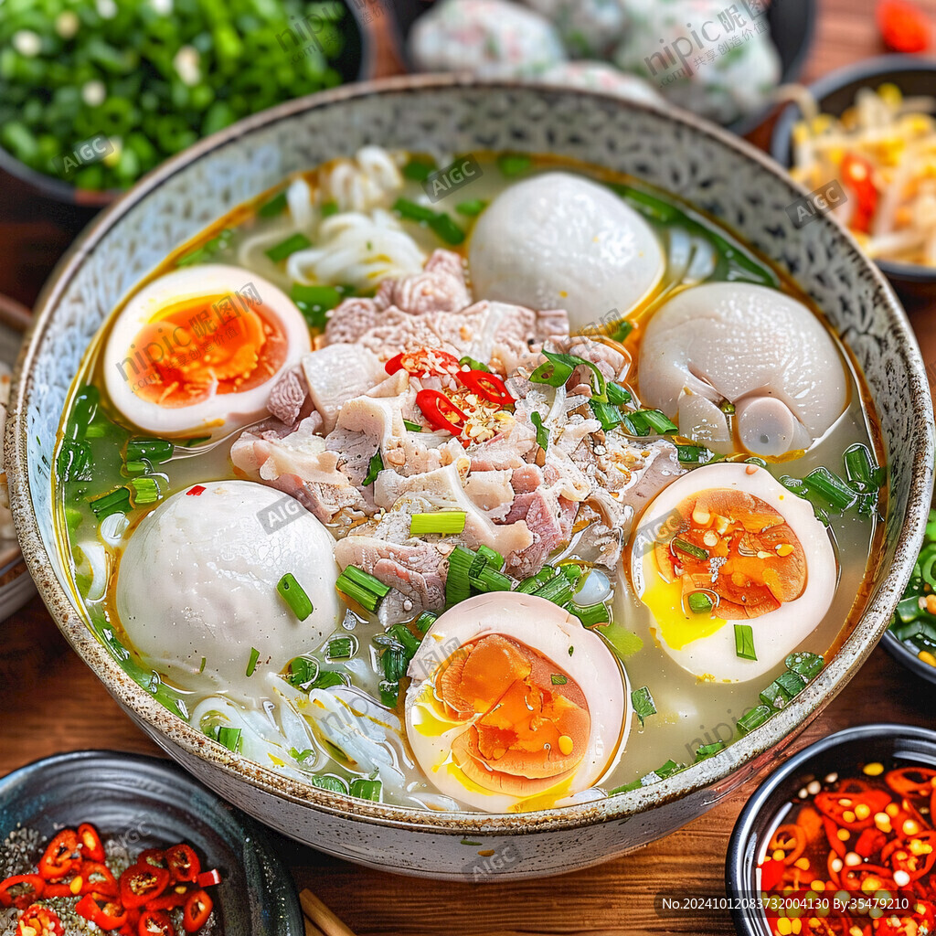 牛肉丸牛肉汤粿条