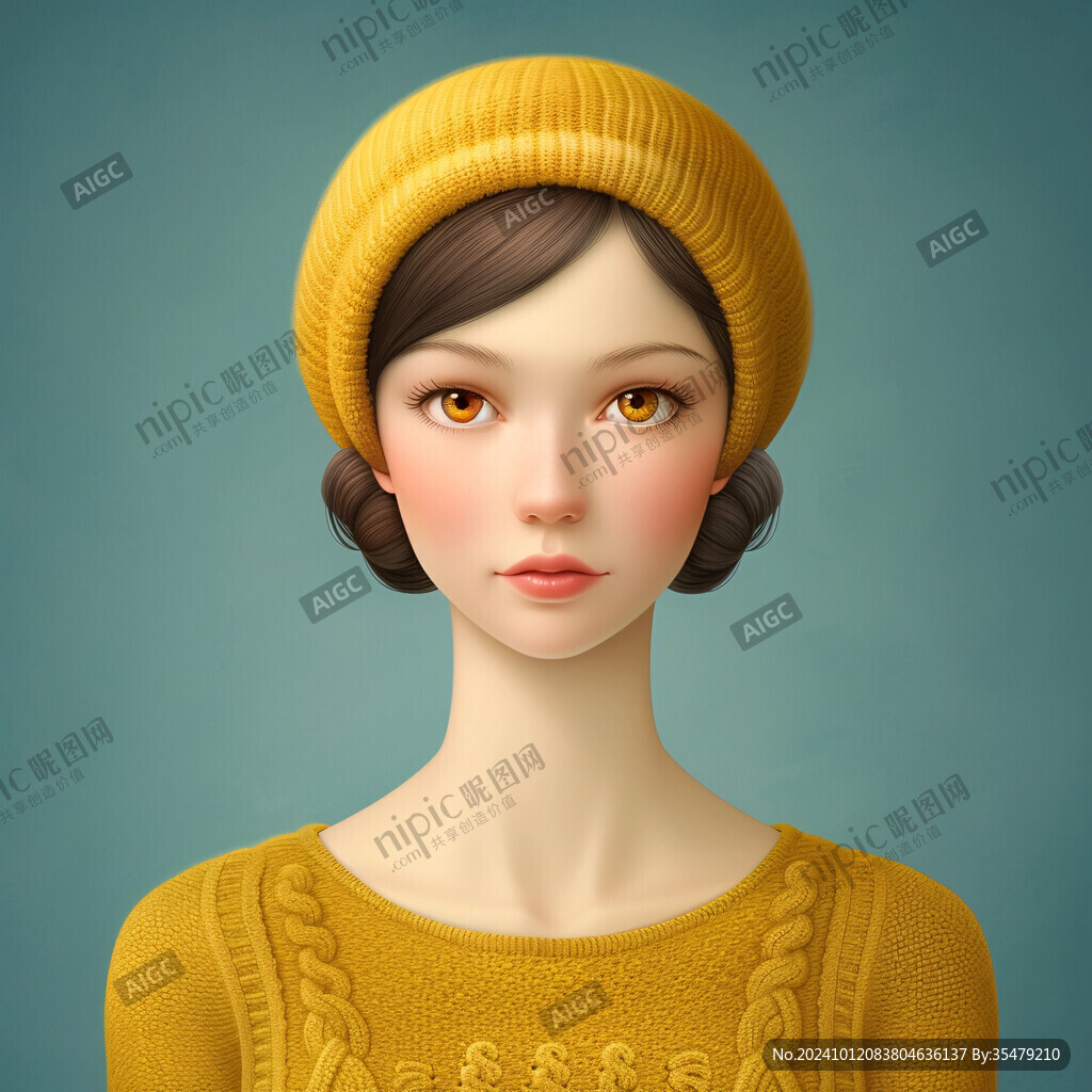 写实人物插画