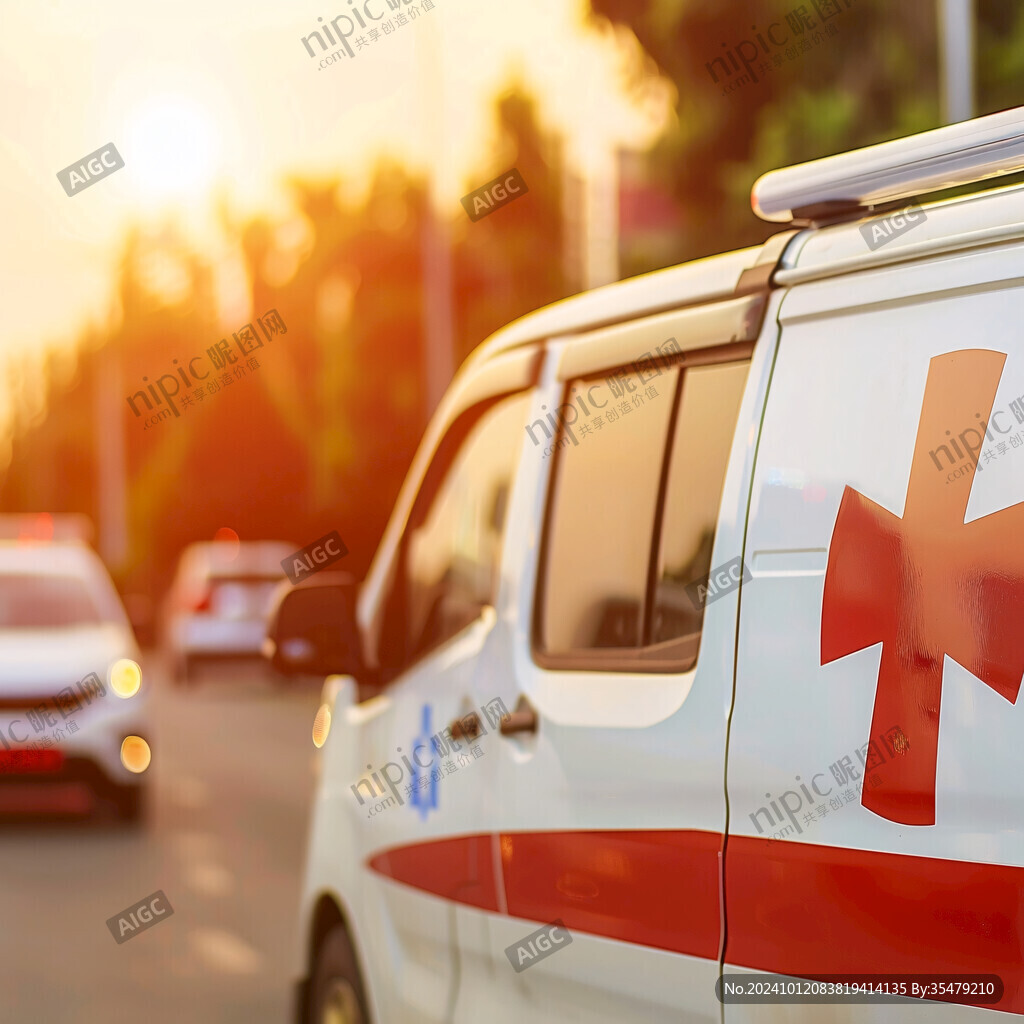 马路上的救护车