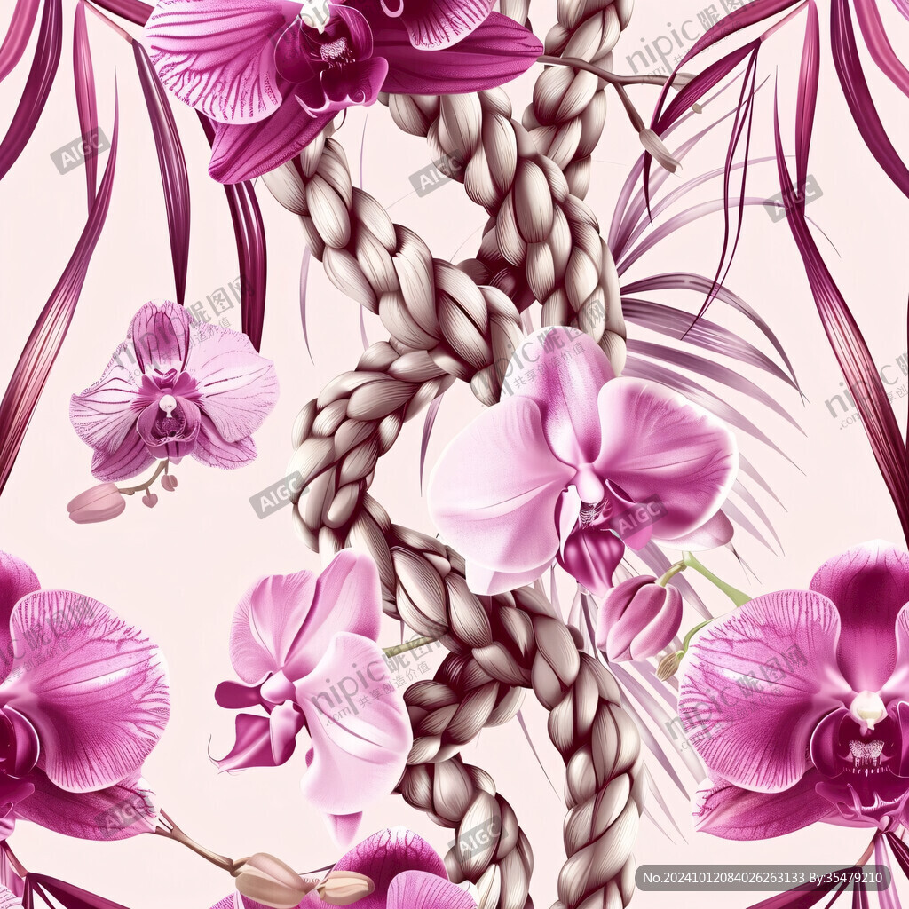 兰花插画