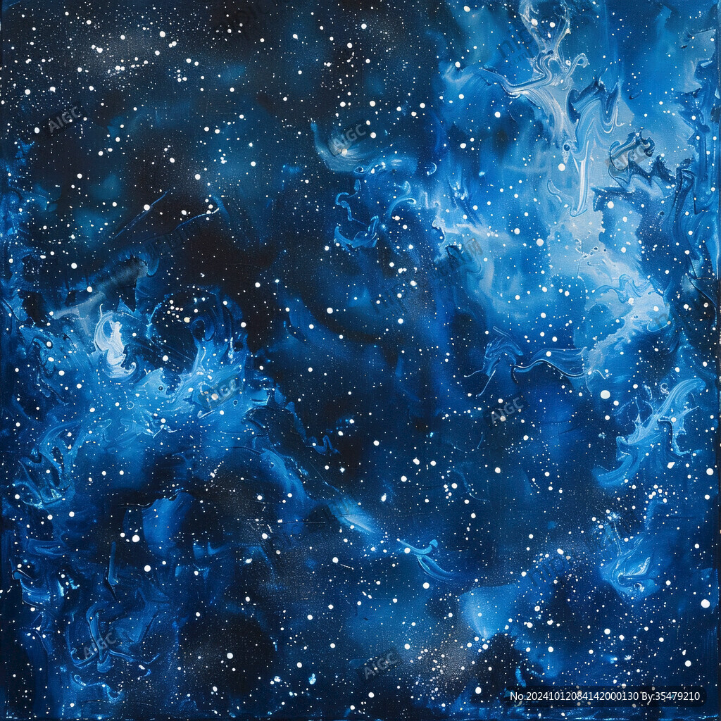 星空数码印花素材