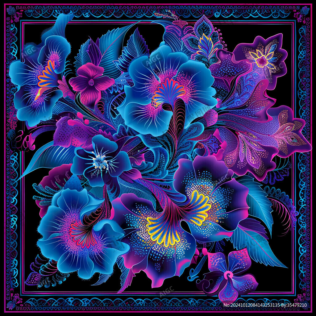 洋花精雕图