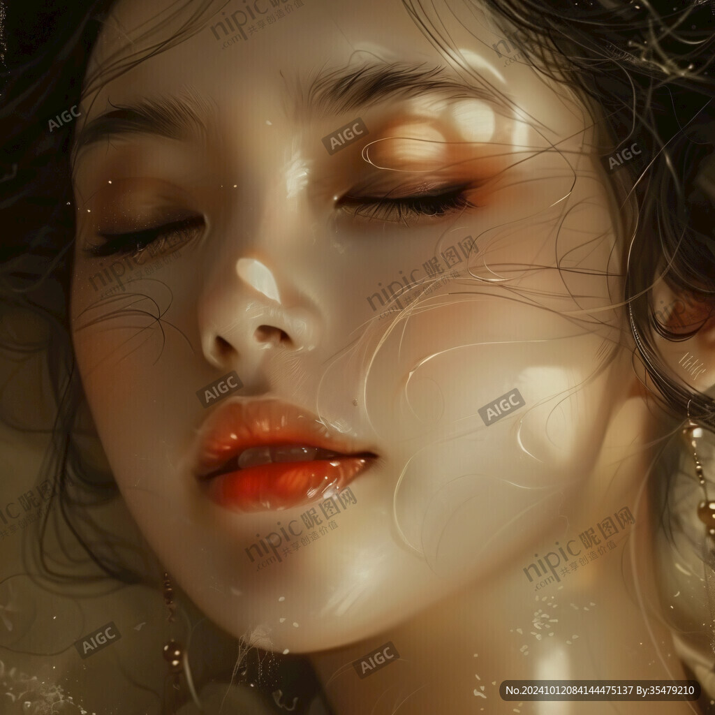 韩国女性失量插画