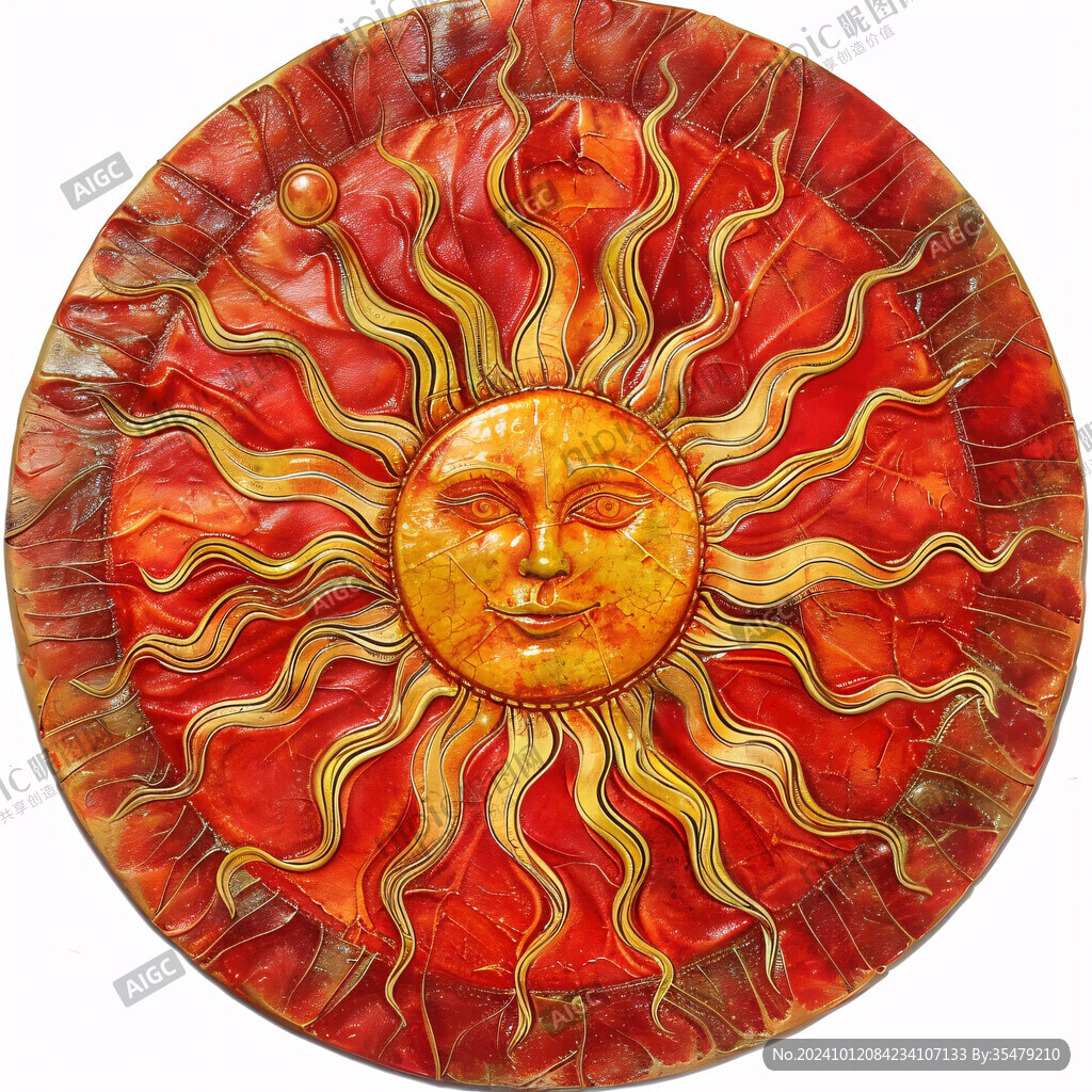 太阳装饰画