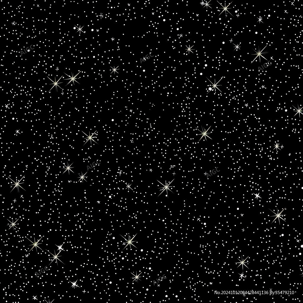 星空喷绘图案