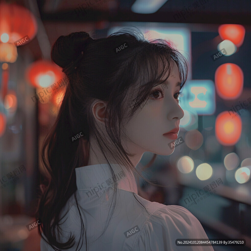 写实人物插画