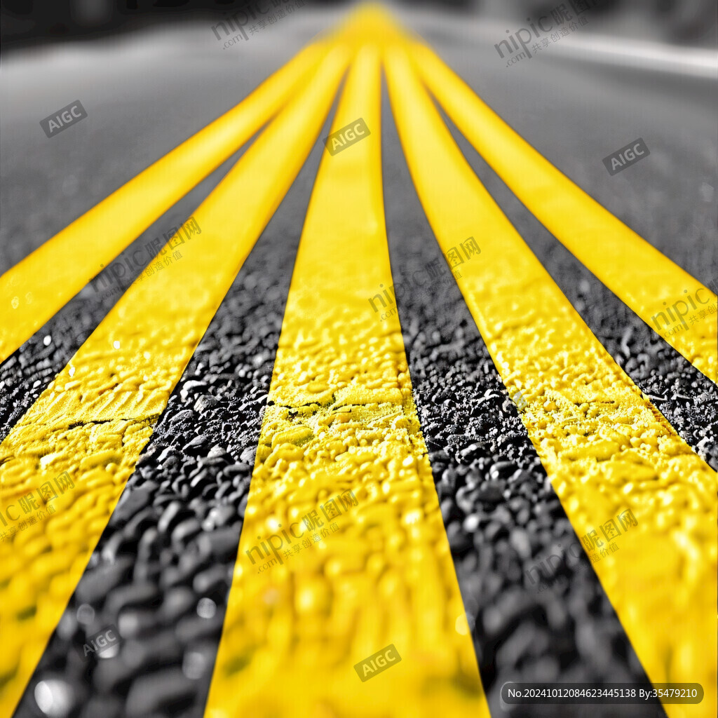 道路黑黄斜线