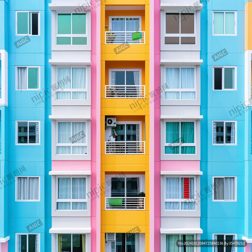 多彩外墙建筑