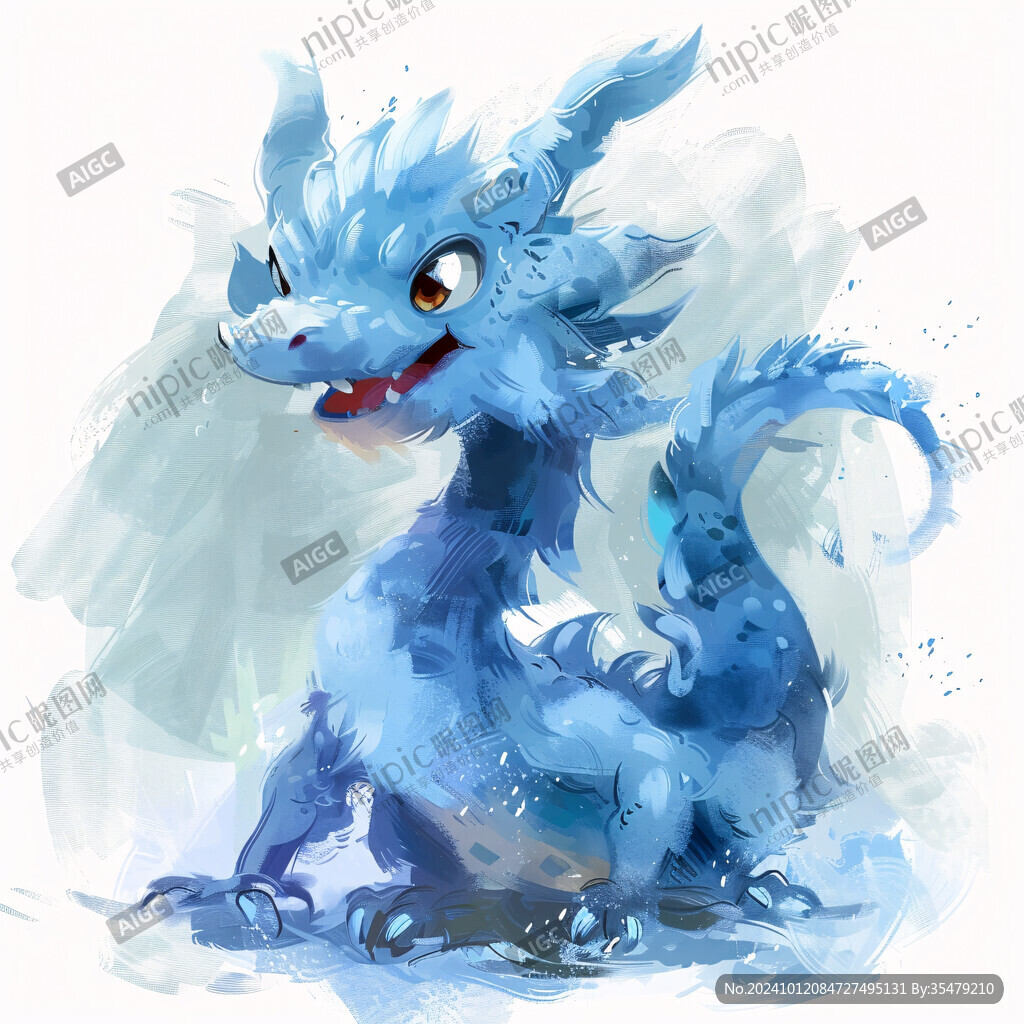 q版龙插画