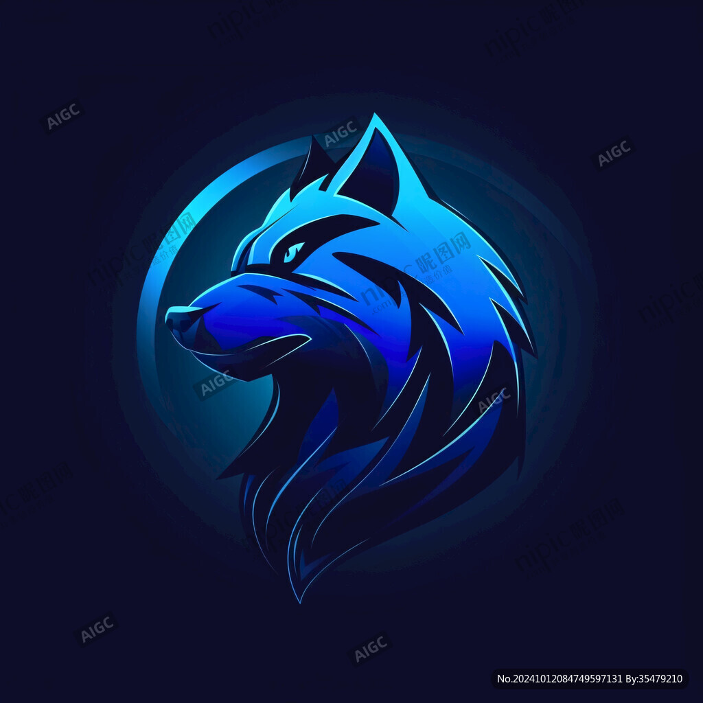 狼头像logo